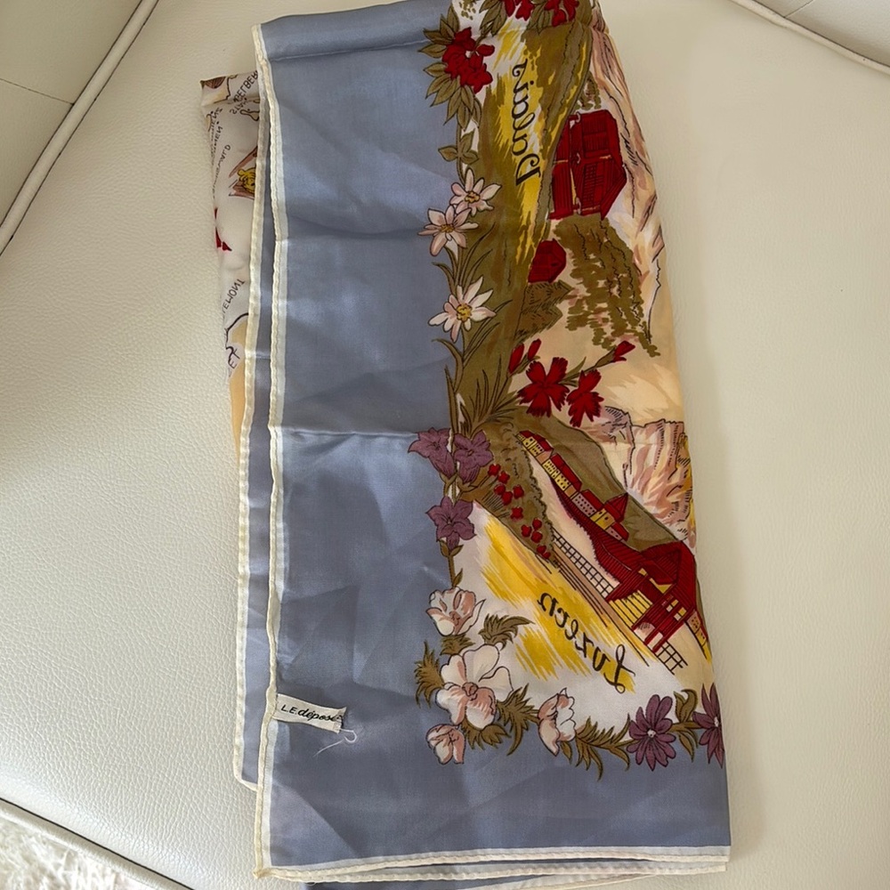 Vintage Map Print Scarf - Picture 11 of 11